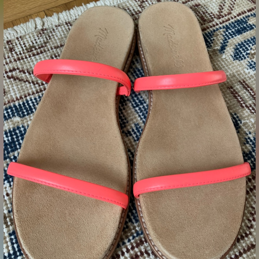 Madewell Sandals Electric Pink Paris Sandal Size 7